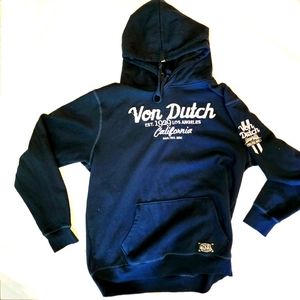 2XL Von Dutch Hoodie , Dark Blue